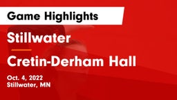 Stillwater  vs Cretin-Derham Hall  Game Highlights - Oct. 4, 2022