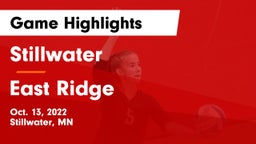 Stillwater  vs East Ridge  Game Highlights - Oct. 13, 2022