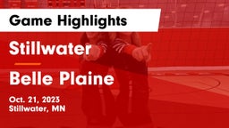 Stillwater  vs Belle Plaine  Game Highlights - Oct. 21, 2023