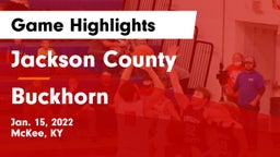 Jackson County  vs Buckhorn  Game Highlights - Jan. 15, 2022