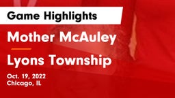 Mother McAuley  vs Lyons Township  Game Highlights - Oct. 19, 2022