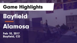 Bayfield  vs Alamosa Game Highlights - Feb 10, 2017