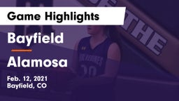 Bayfield  vs Alamosa  Game Highlights - Feb. 12, 2021