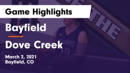 Bayfield  vs Dove Creek  Game Highlights - March 2, 2021