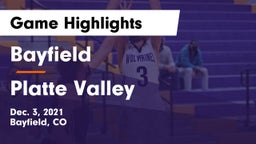 Bayfield  vs Platte Valley  Game Highlights - Dec. 3, 2021