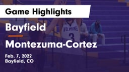 Bayfield  vs Montezuma-Cortez  Game Highlights - Feb. 7, 2022