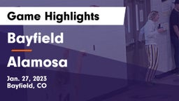 Bayfield  vs Alamosa  Game Highlights - Jan. 27, 2023