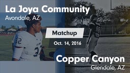 Matchup: La Joya Community vs. Copper Canyon  2016