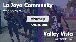 Matchup: La Joya Community vs. Valley Vista  2016