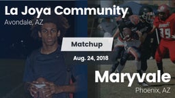 Matchup: La Joya Community vs. Maryvale  2018