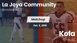 Matchup: La Joya Community vs. Kofa  2018