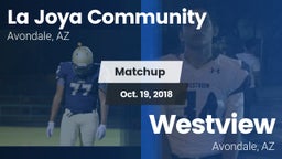 Matchup: La Joya Community vs. Westview  2018