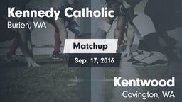 Matchup: Kennedy Catholic vs. Kentwood  2016