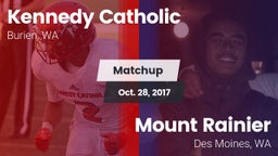 Matchup: Kennedy Catholic vs. Mount Rainier  2017