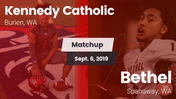 Matchup: Kennedy Catholic vs. Bethel  2019