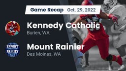 Recap: Kennedy Catholic  vs. Mount Rainier  2022
