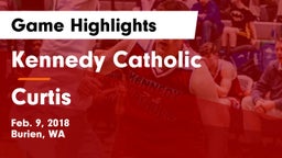 Kennedy Catholic  vs Curtis  Game Highlights - Feb. 9, 2018