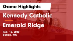 Kennedy Catholic  vs Emerald Ridge  Game Highlights - Feb. 10, 2020