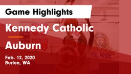 Kennedy Catholic  vs Auburn  Game Highlights - Feb. 12, 2020