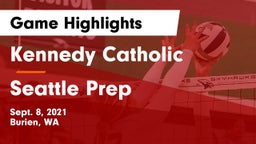 Kennedy Catholic  vs Seattle Prep Game Highlights - Sept. 8, 2021