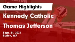 Kennedy Catholic  vs Thomas Jefferson  Game Highlights - Sept. 21, 2021