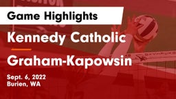Kennedy Catholic  vs Graham-Kapowsin  Game Highlights - Sept. 6, 2022