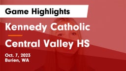 Kennedy Catholic  vs Central Valley HS Game Highlights - Oct. 7, 2023