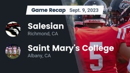 Recap: Salesian  vs. Saint Mary's College  2023