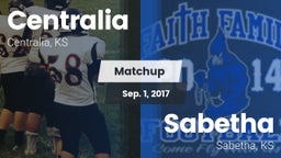 Matchup: Centralia High vs. Sabetha  2017