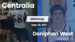Matchup: Centralia High vs. Doniphan West  2017