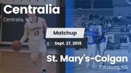 Matchup: Centralia High vs. St. Mary's-Colgan  2019