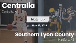 Matchup: Centralia High vs. Southern Lyon County 2019