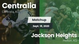 Matchup: Centralia High vs. Jackson Heights  2020