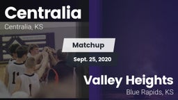 Matchup: Centralia High vs. Valley Heights  2020