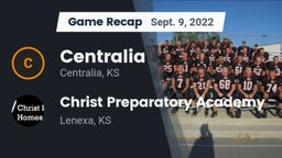 Recap: Centralia  vs. Christ Preparatory Academy 2022