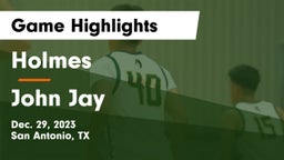 Holmes  vs John Jay  Game Highlights - Dec. 29, 2023