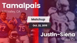Matchup: Tamalpais High vs. Justin-Siena  2016