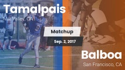 Matchup: Tamalpais High vs. Balboa  2017