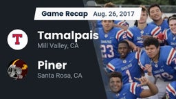 Recap: Tamalpais  vs. Piner   2017
