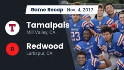 Recap: Tamalpais  vs. Redwood  2017