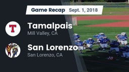 Recap: Tamalpais  vs. San Lorenzo  2018