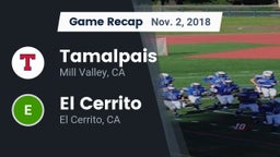 Recap: Tamalpais  vs. El Cerrito  2018