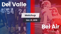 Matchup: Del Valle High vs. Bel Air  2016