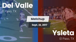 Matchup: Del Valle High vs. Ysleta  2017