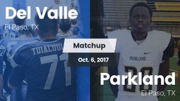Matchup: Del Valle High vs. Parkland  2017