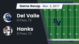 Recap: Del Valle  vs. Hanks  2017