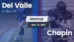 Matchup: Del Valle High vs. Chapin  2017