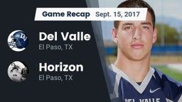 Recap: Del Valle  vs. Horizon  2017