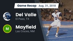 Recap: Del Valle  vs. Mayfield  2018