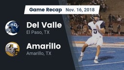 Recap: Del Valle  vs. Amarillo  2018